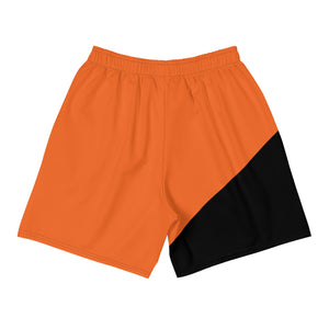 Men's Orange Athletic Shorts