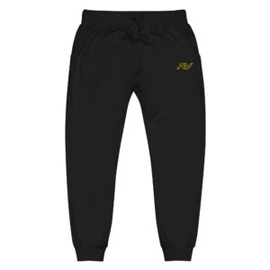Stitched fleece sweatpants