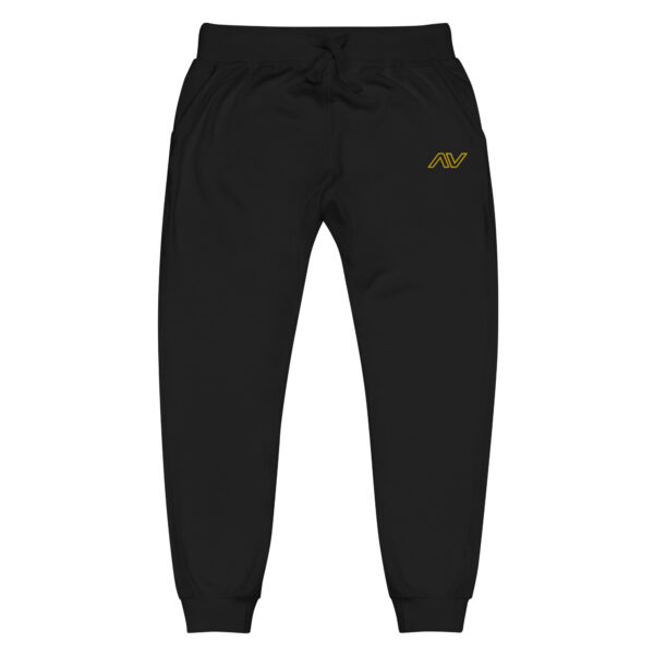 Stitched fleece sweatpants