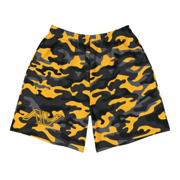 Men's Gold Camo Athletic Shorts