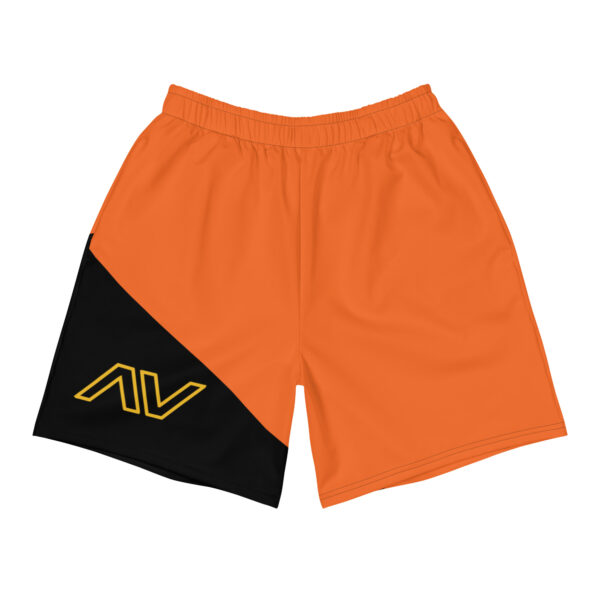 Men's Orange Athletic Shorts